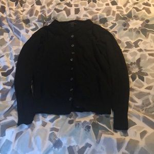 Jcrew XS black button down cardigan